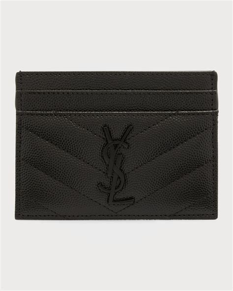 ysl car|YSL monogram card case.